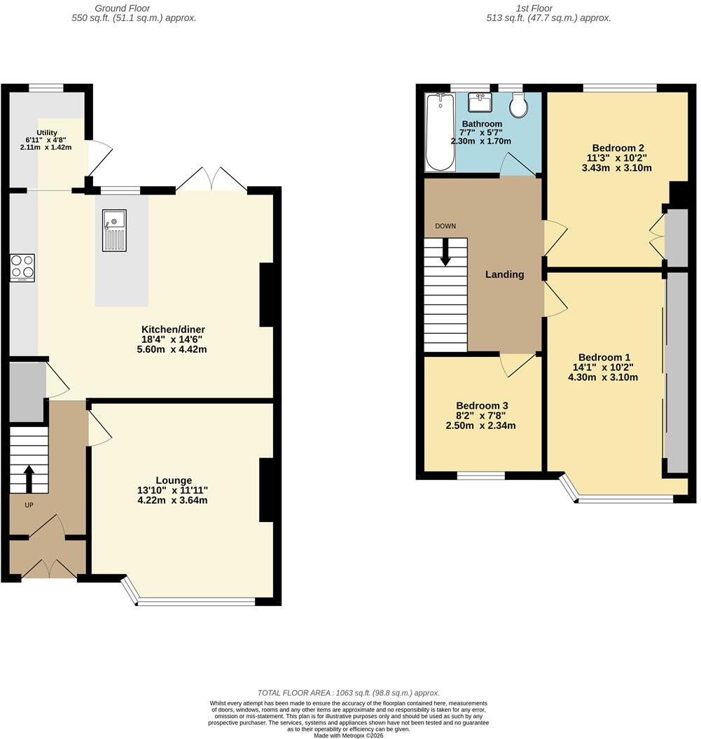 Teewell Avenue, Staple Hill floorplan