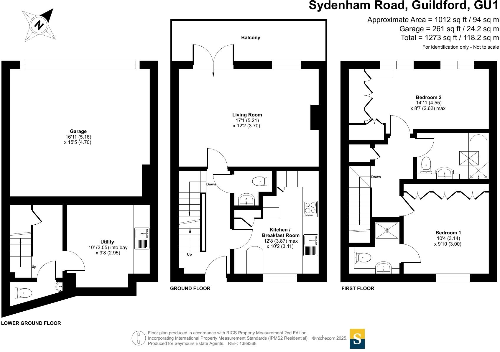 Sydenham Road, Guildford, Surrey, GU1 floorplan