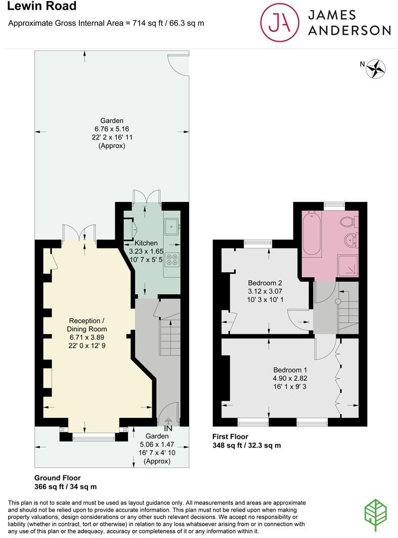 Lewin Road, East Sheen, SW14 floorplan
