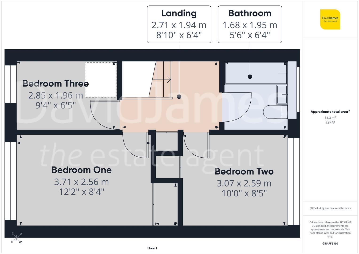 Warrener Grove, Nottingham floorplan