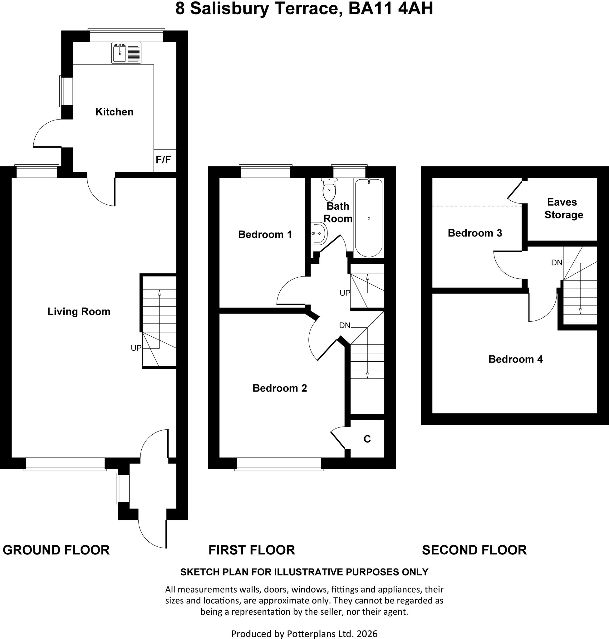 Salisbury Terrace, Frome, Somerset, BA11 floorplan
