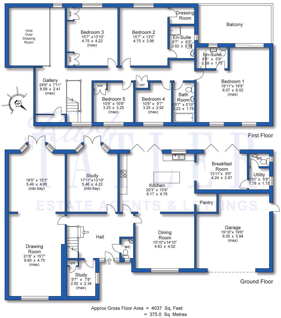 Links Hey Road, Caldy, Wirral floorplan