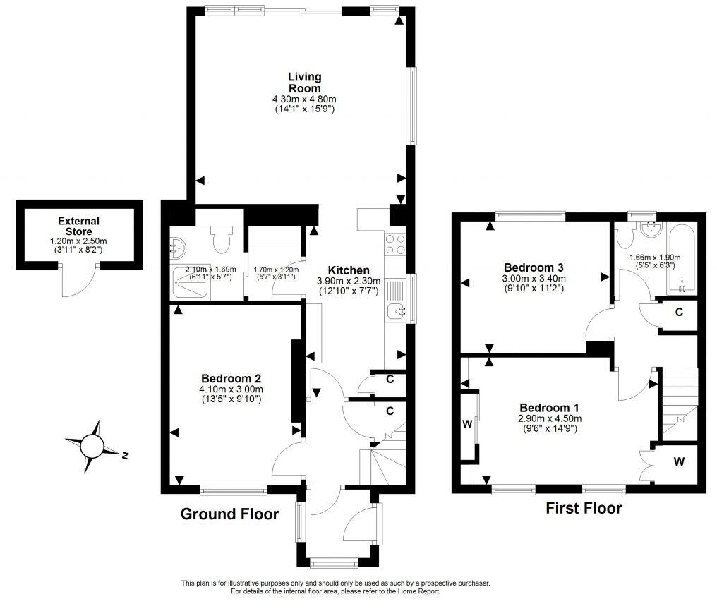 197 Telford Road, Crewe, Edinburgh, EH4 2PT floorplan