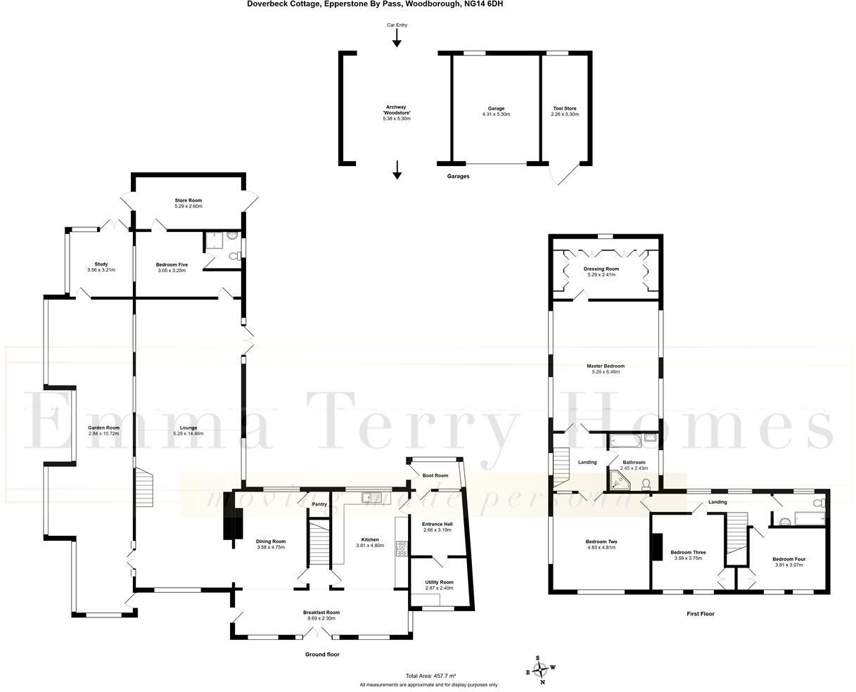 Epperstone By Pass, Woodborough, Nottingham floorplan