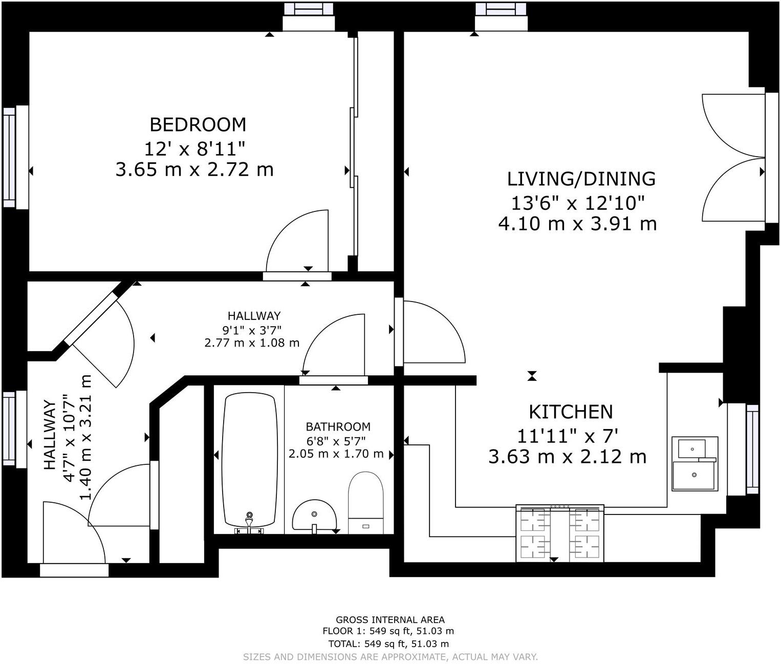 Mossie Walk, Witney, OX29 floorplan
