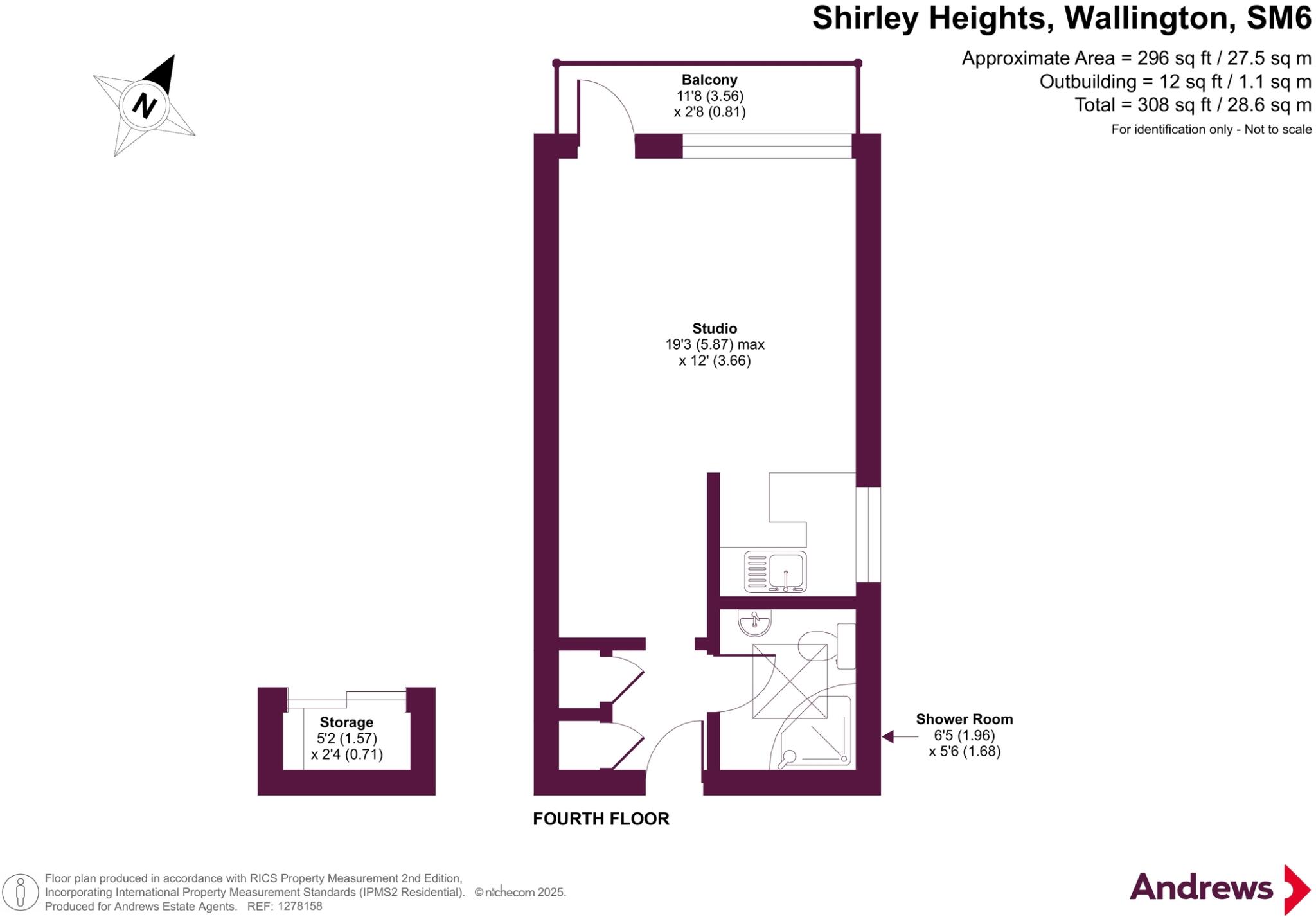 Shirley Heights, Shirley Road, Wallington, SM6 floorplan