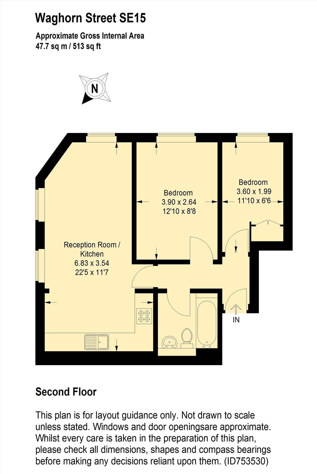 Waghorn Street, Nunhead floorplan