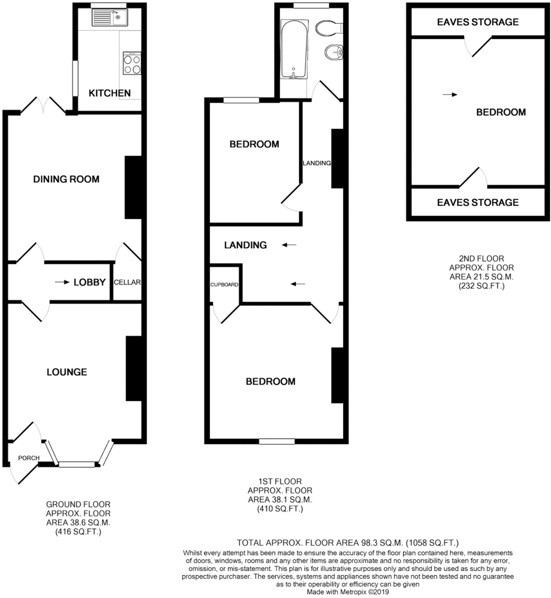 Poplar Grove, Mexborough, S64 floorplan