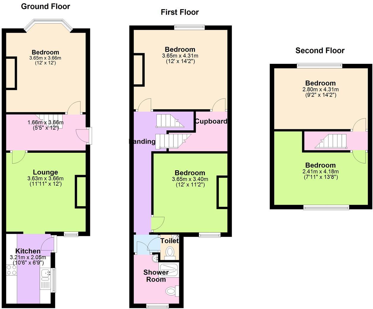 10 Filey Street, Broomhall, Sheffield floorplan