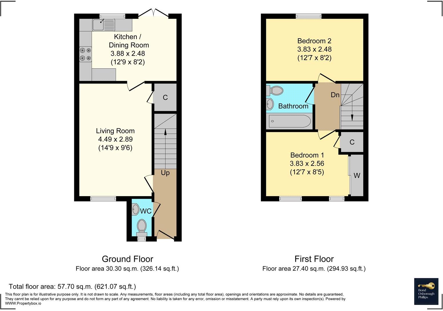 4, Riverton Road, Barnstaple, Devon floorplan