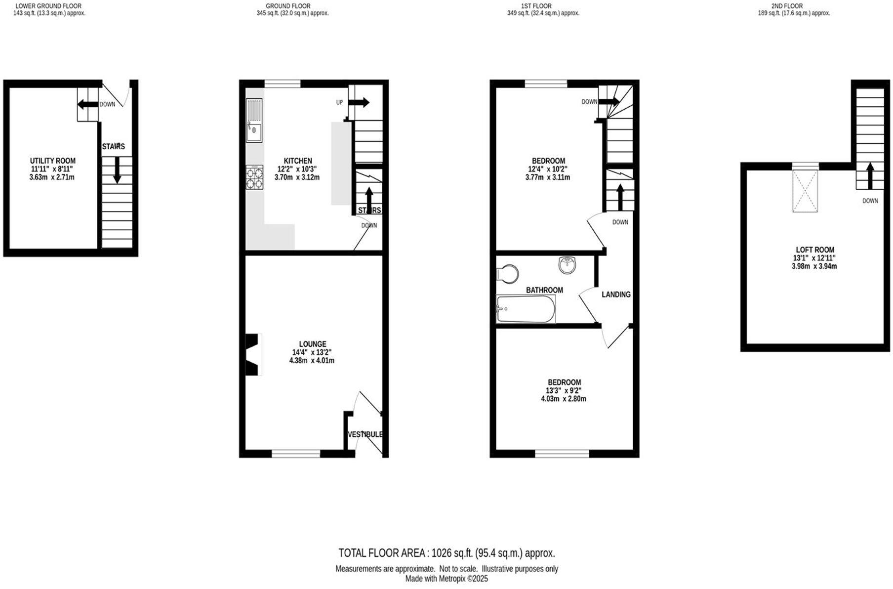 Station Road, Dove Holes, SK17 floorplan