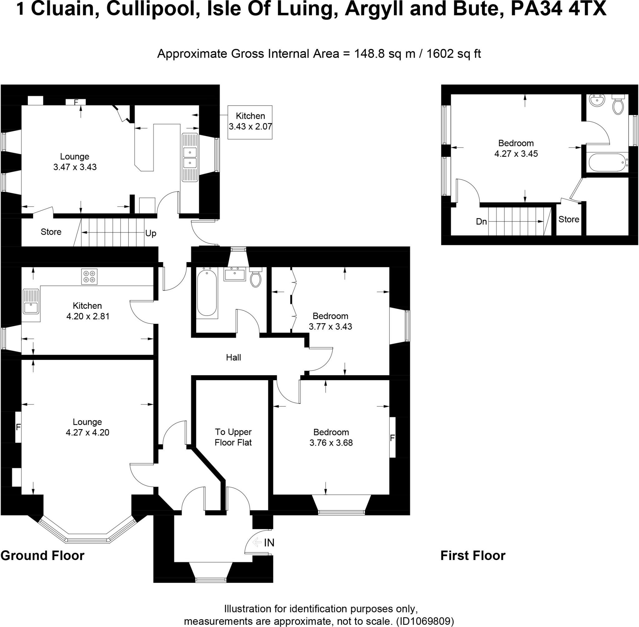 1 Cluain, Cullipool, Isle Of Luing, Argyll and Bute, PA34 floorplan