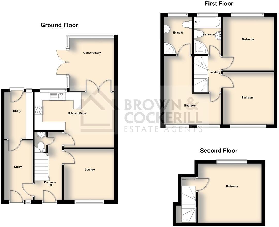Kingsley Avenue, Hillmorton, Rugby, CV21 floorplan