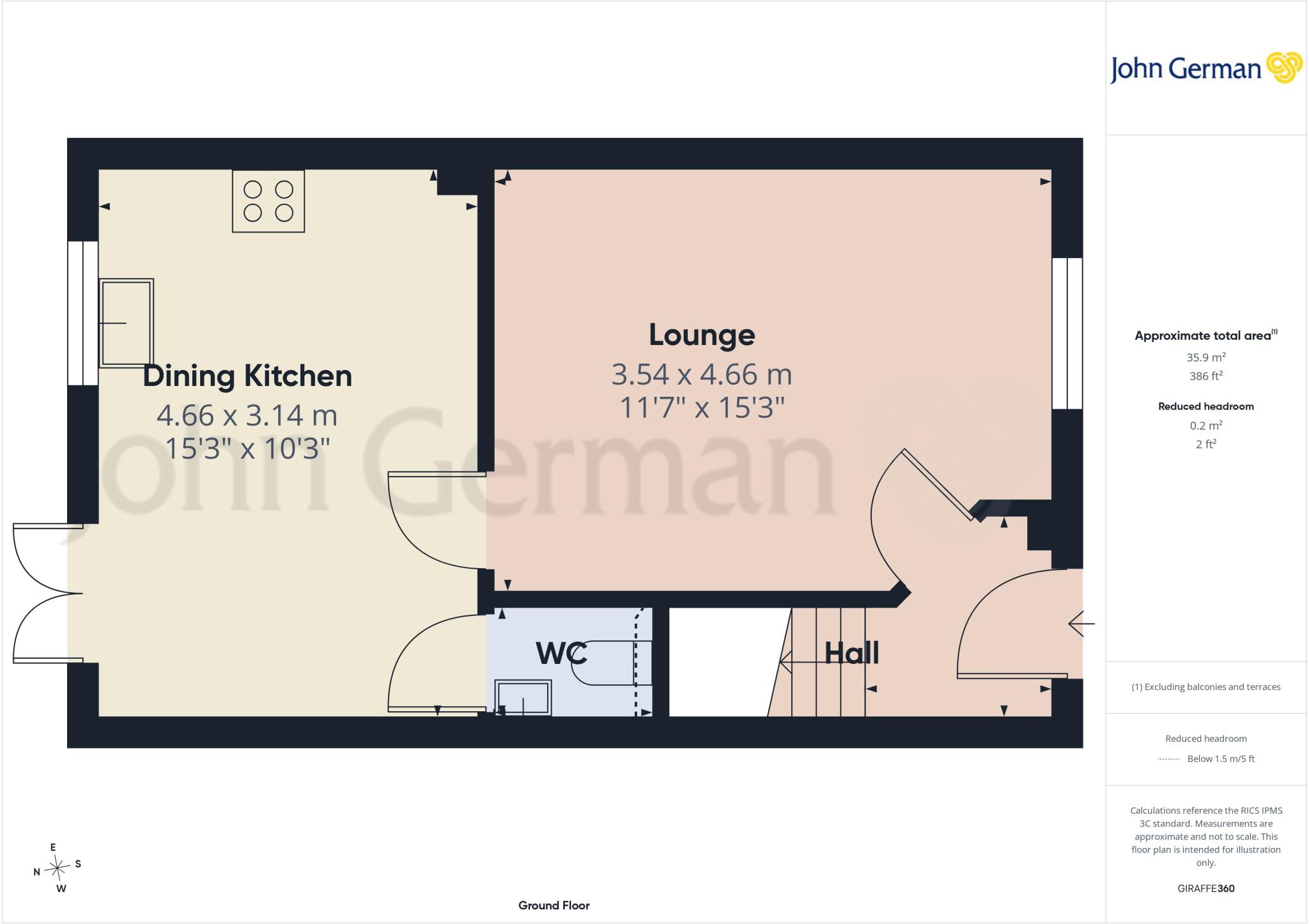 Bosworth Road, Measham floorplan