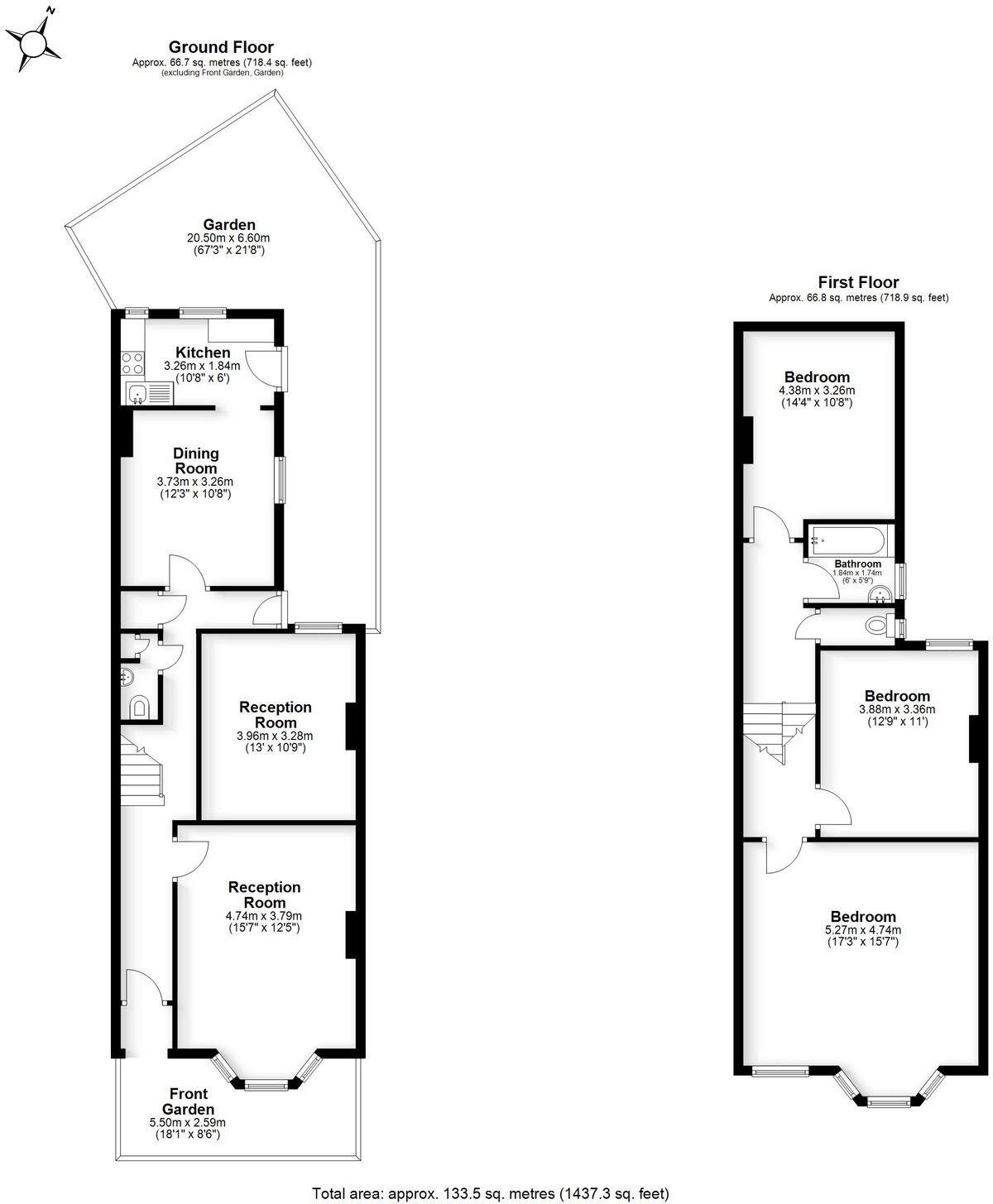 Oaklands Road, London, NW2 floorplan