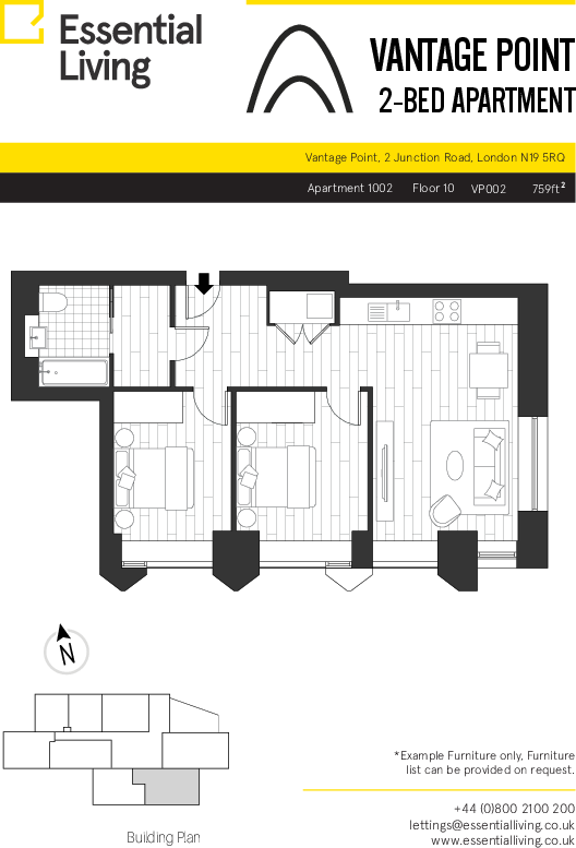 Vantage Point, Junction Road, Islington, London floorplan