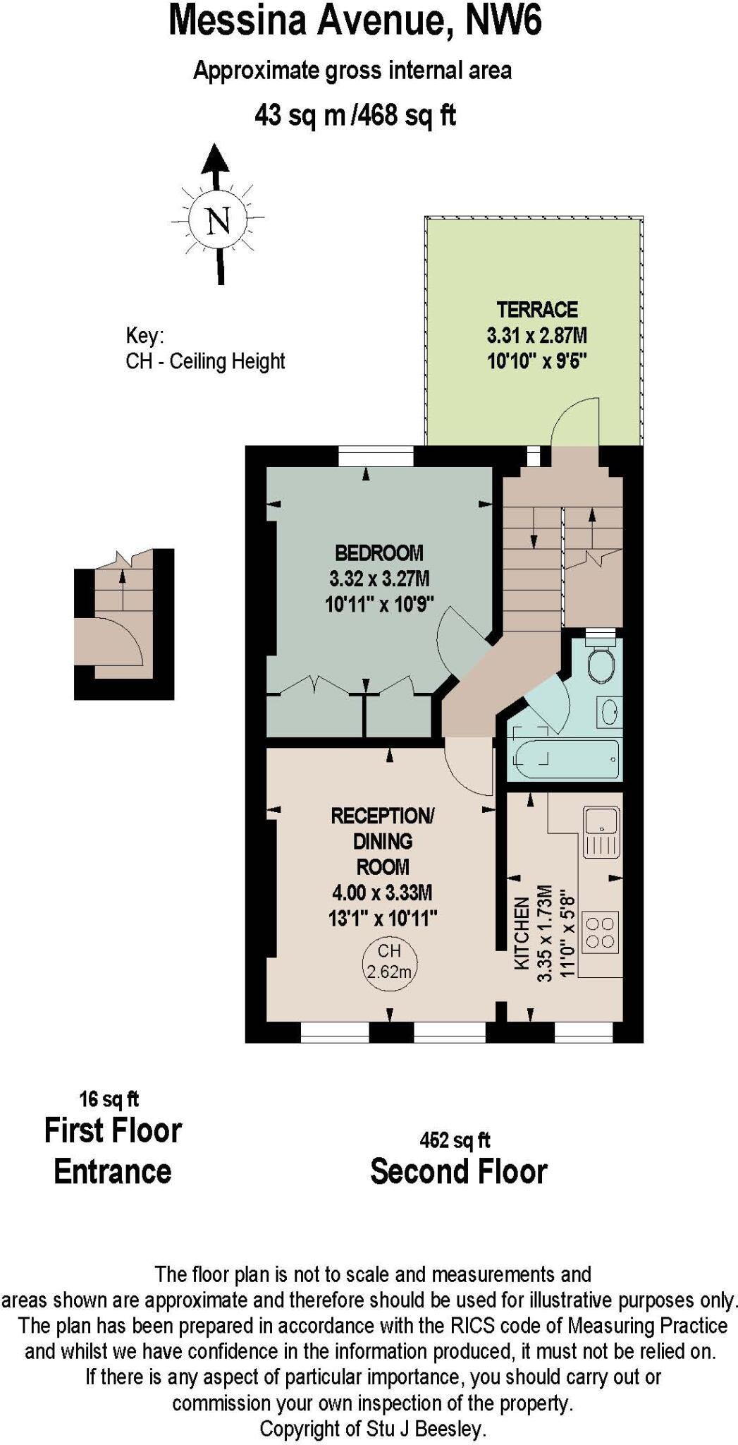 Messina Avenue, West Hampstead, NW6 floorplan