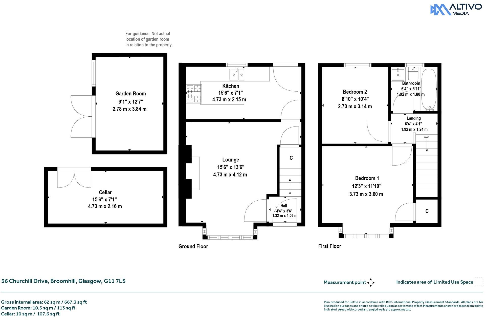 Churchill Drive, Broomhill, Glasgow floorplan