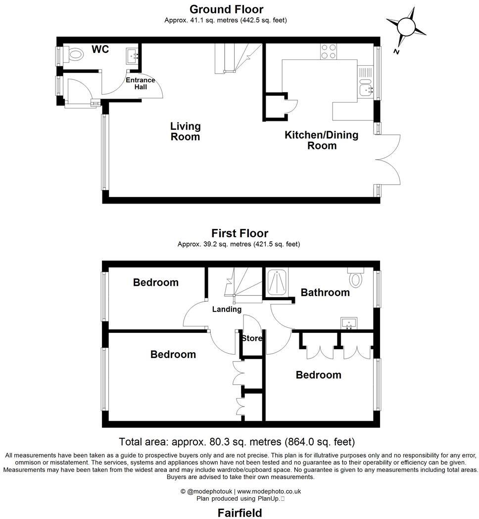 83, Fairfield, Buntingford floorplan