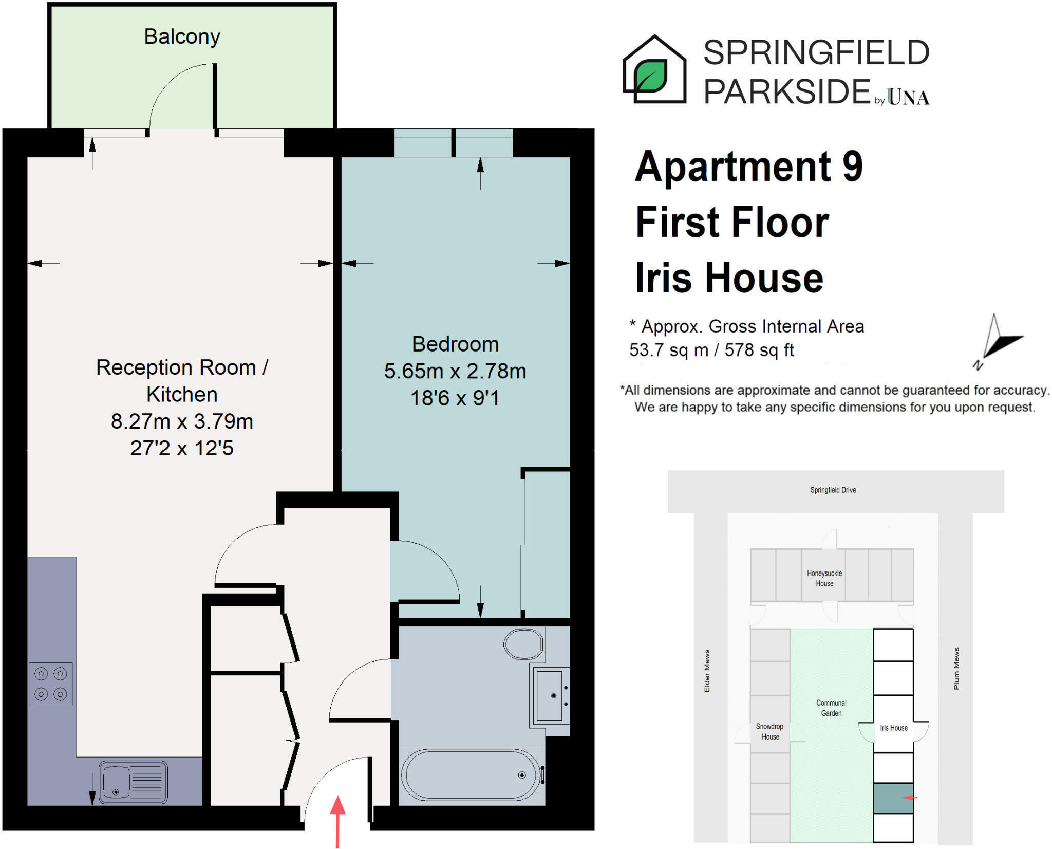 Iris House, Plum Mews, Wandsworth, London floorplan