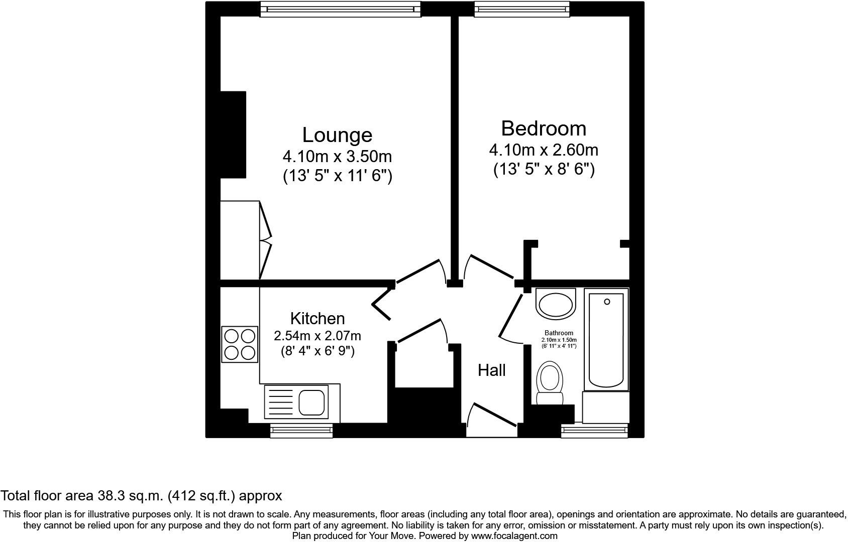 Nelson Terrace, Chatham, Kent, ME5 floorplan