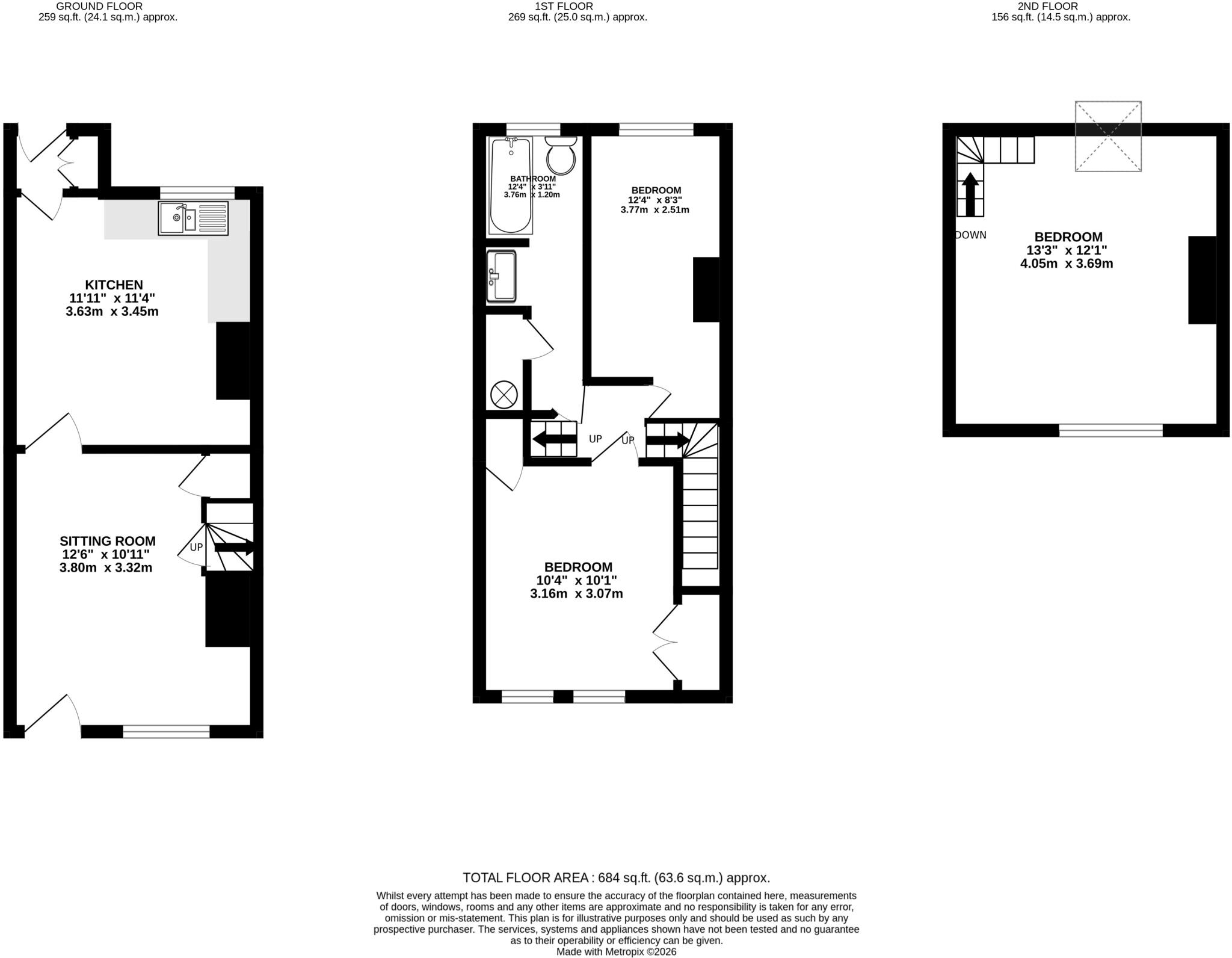 Beavers Road, Farnham, Surrey, GU9 floorplan
