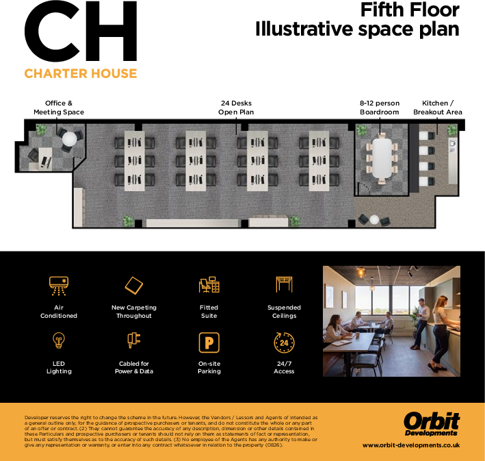 5th Floor space plan