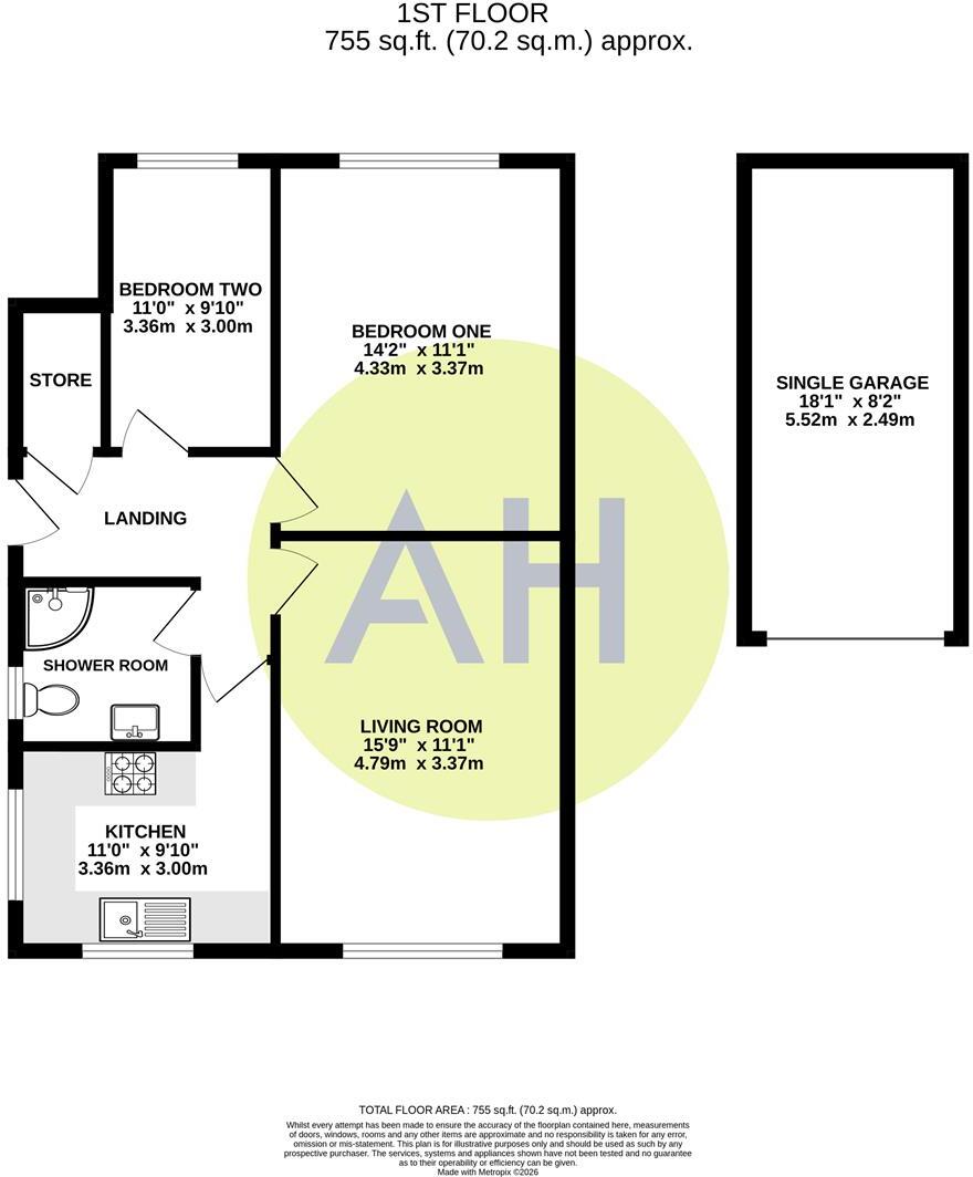 Clarendon Road, Sale floorplan