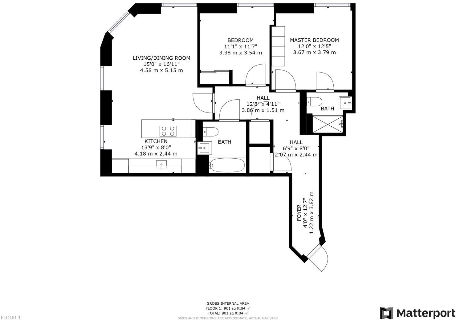100 New Kings Road, Fulham, SW6 4LU floorplan
