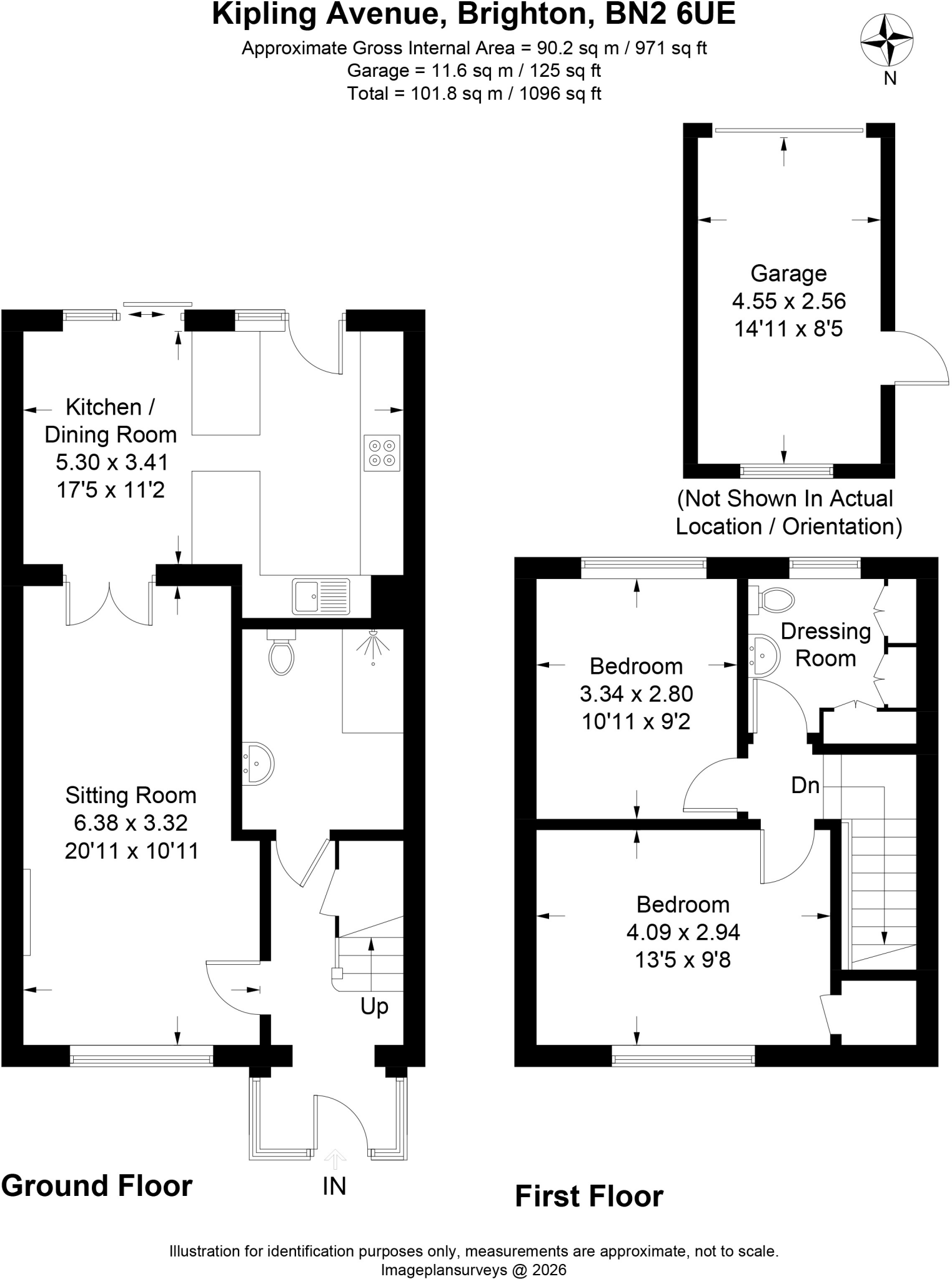 Kipling Avenue, Brighton, BN2 6UD floorplan
