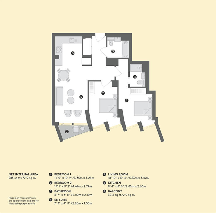 No.4, Upper Riverside, Cutter Lane, Greenwich Peninsula, SE10 floorplan