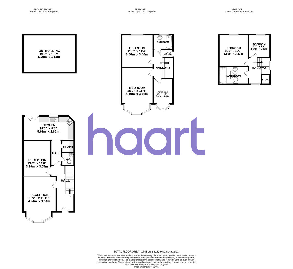 St Raphaels Way, London floorplan