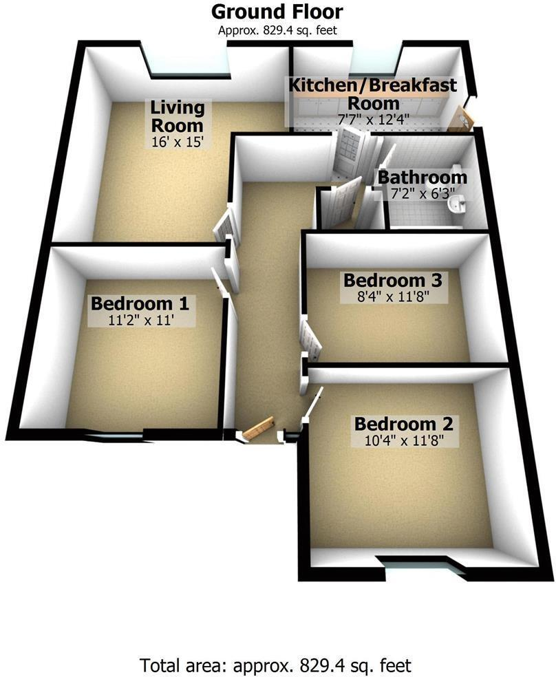 Brampton Drive, Bare, Morecambe, LA4 6QS floorplan