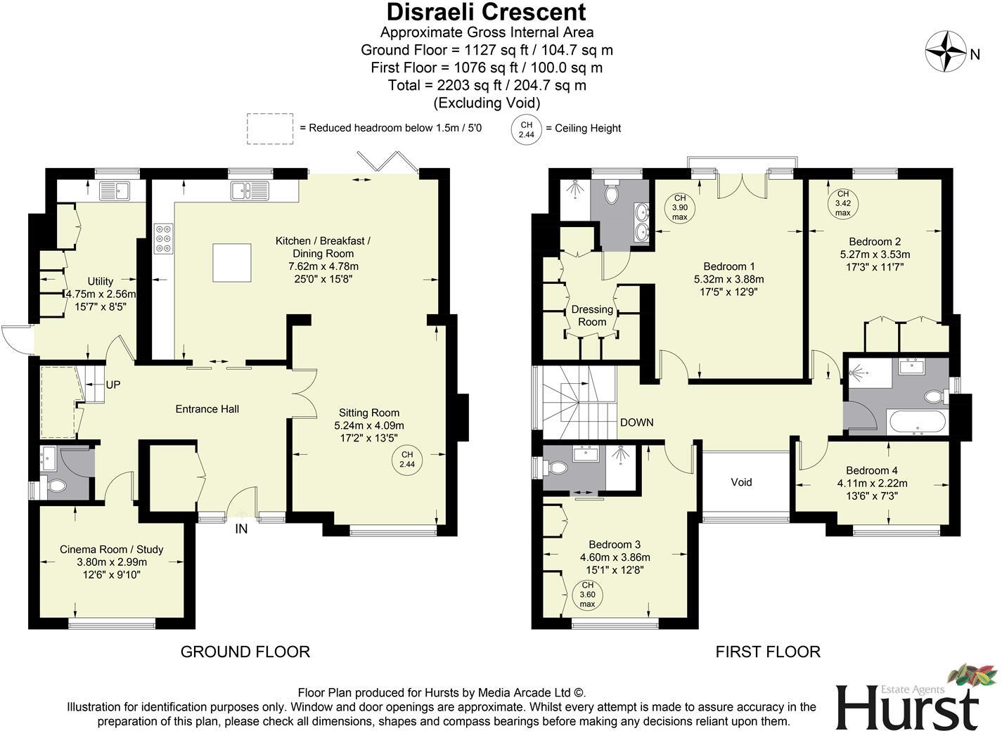 Disraeli Crescent, High Wycombe floorplan