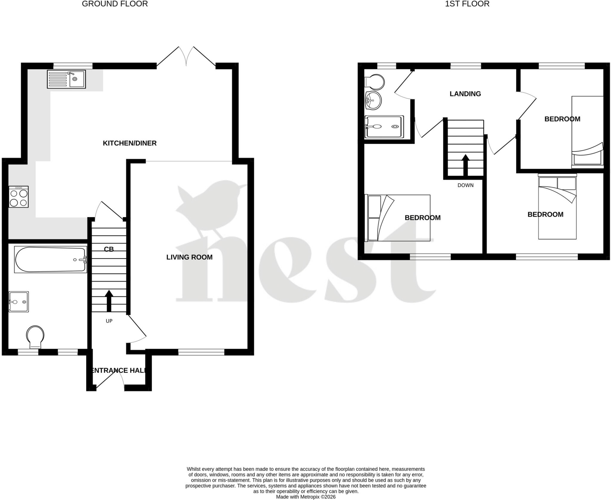 Worston Lane, Burnham-On-Sea, Somerset floorplan