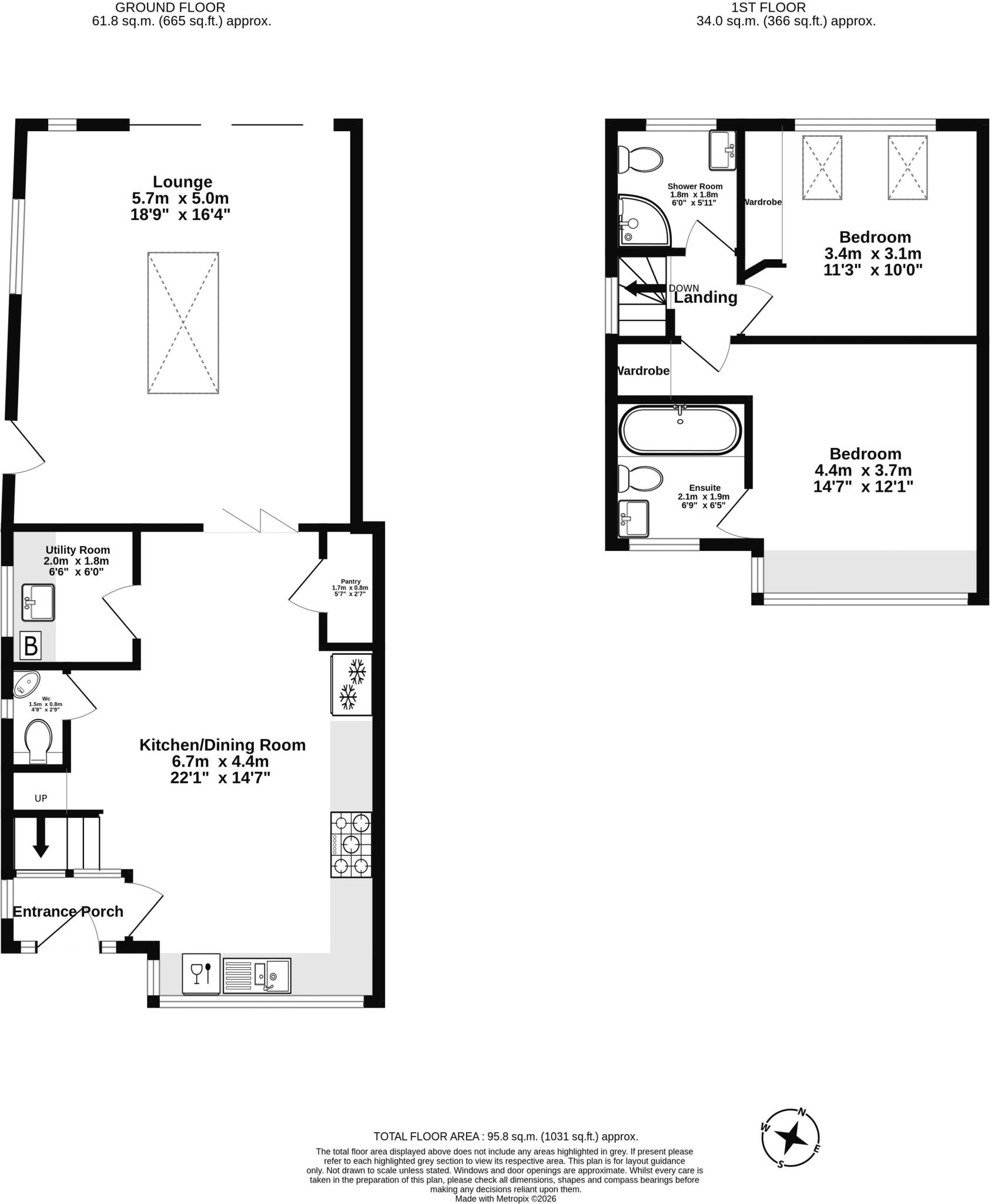 Poulders Gardens, Sandwich floorplan
