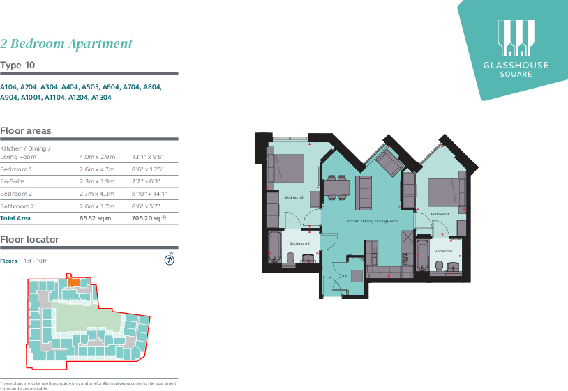 Glasshouse Square, Bristol Bristol BS1 floorplan