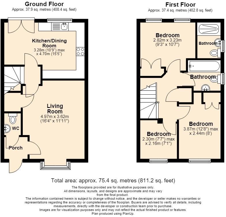Booth Crescent, Lawley, Telford, Shropshire, TF3 5HX floorplan