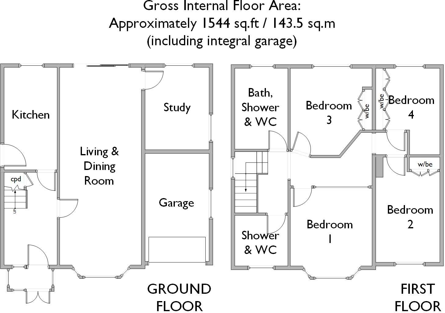 Carpenters Arms Lane, Thornwood floorplan