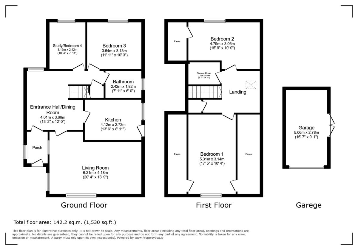 Lon Y Wennol, Llanfairpwllgwyngyll, LL61 floorplan