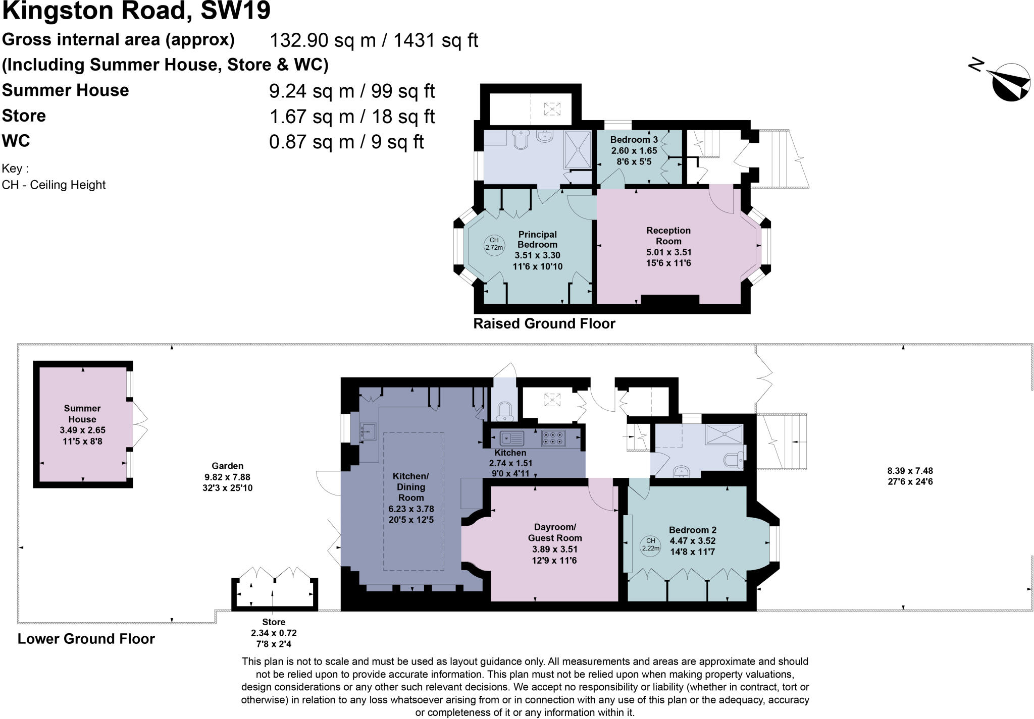 Kingston Road, Wimbledon, London, SW19 floorplan
