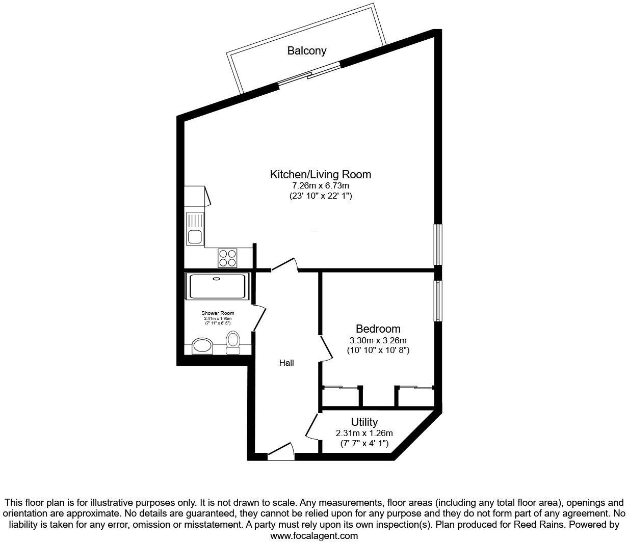 The Quays, Salford, M50 floorplan