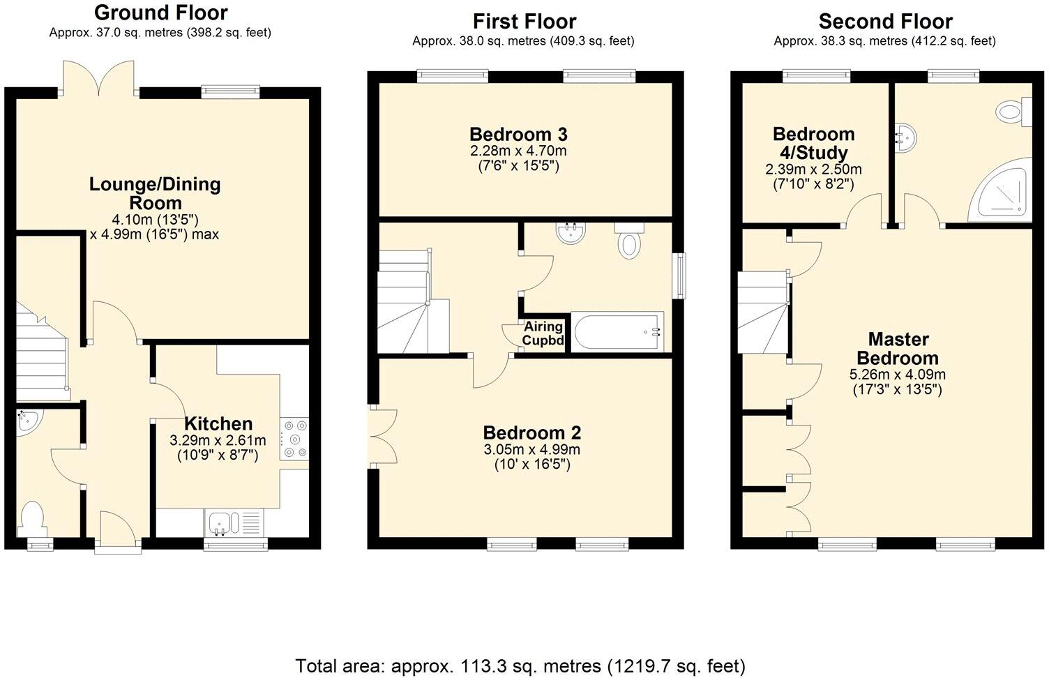 Blease Close, Staverton Marina floorplan