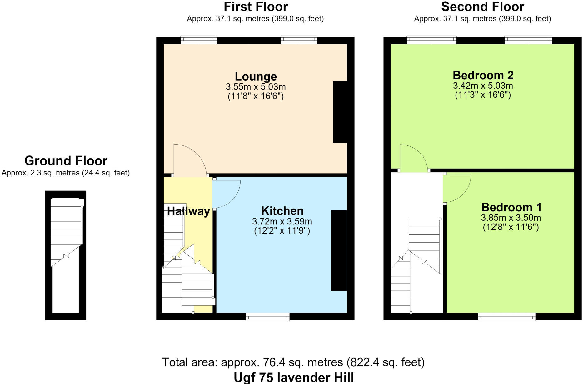 Lavender Hill, London, SW11 floorplan