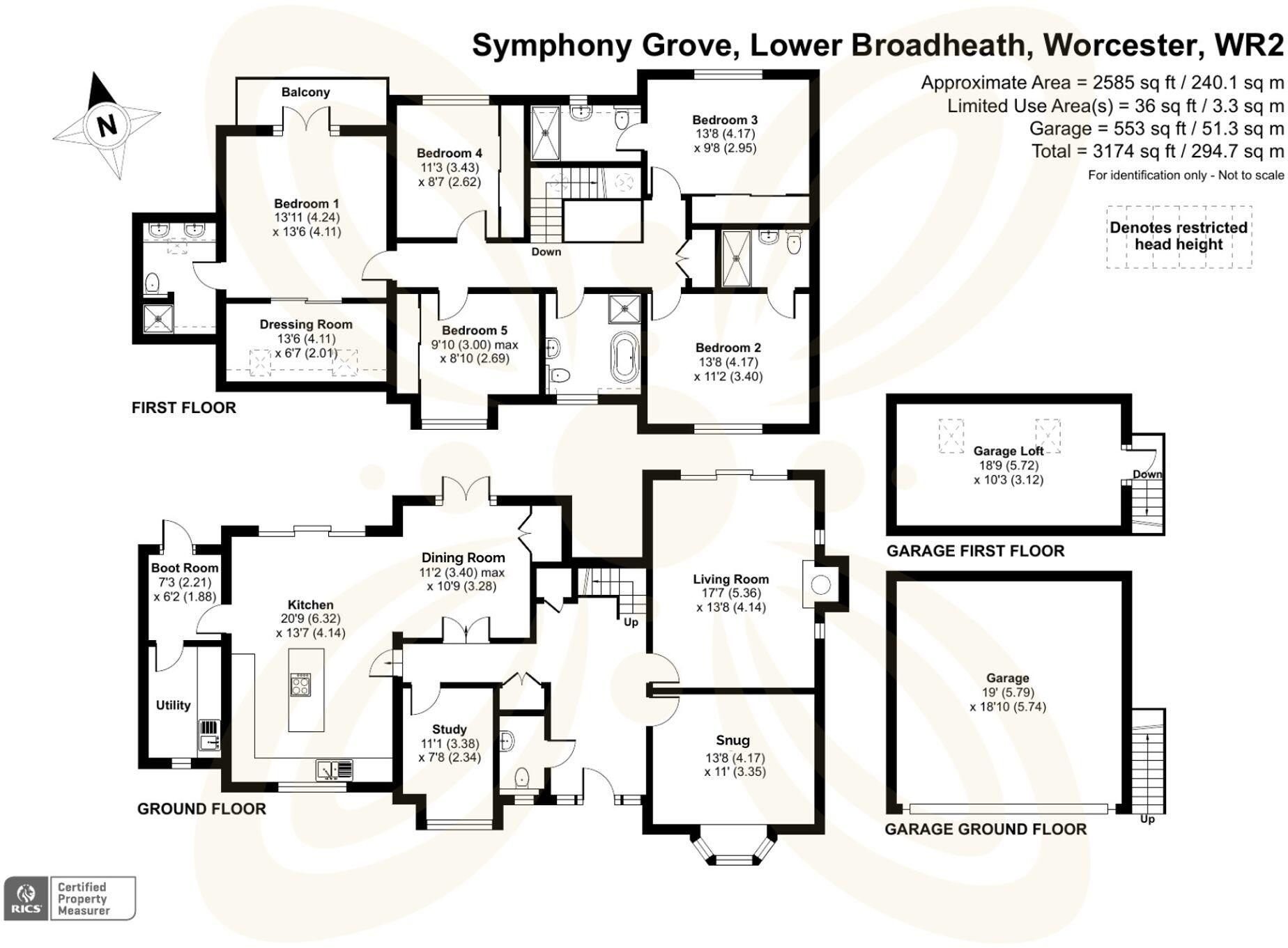 2, Symphony Grove, Lower Broadheath, WR2 floorplan