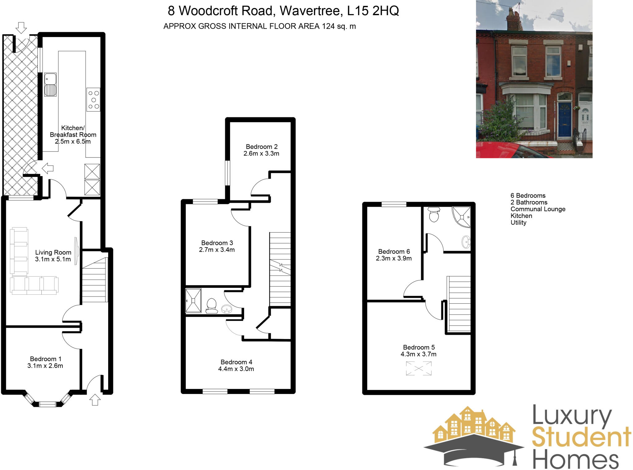 Woodcroft Road, Liverpool floorplan