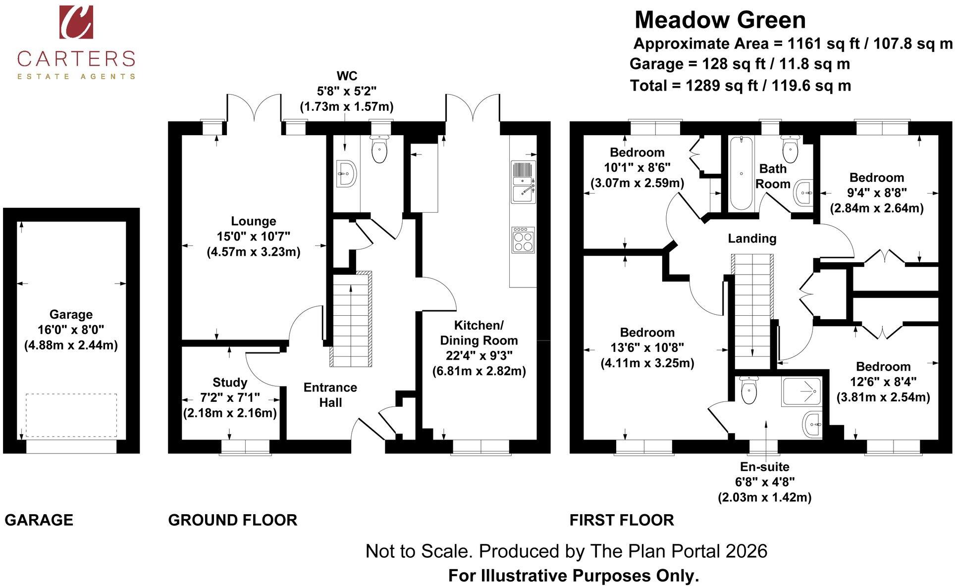 Meadow Green, Wuffle Gardens, CV11 floorplan