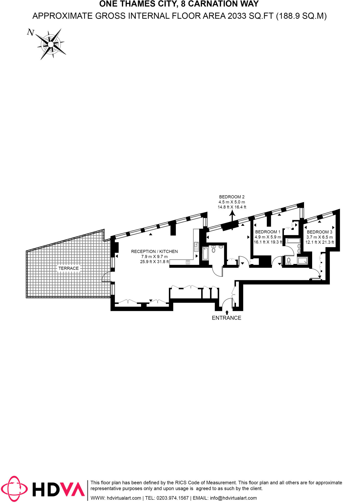 Thames City, London SW8 floorplan