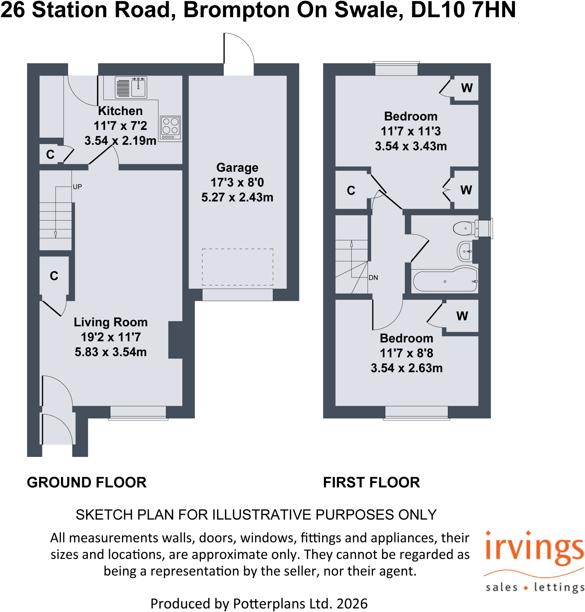Station Road, Brompton On Swale floorplan