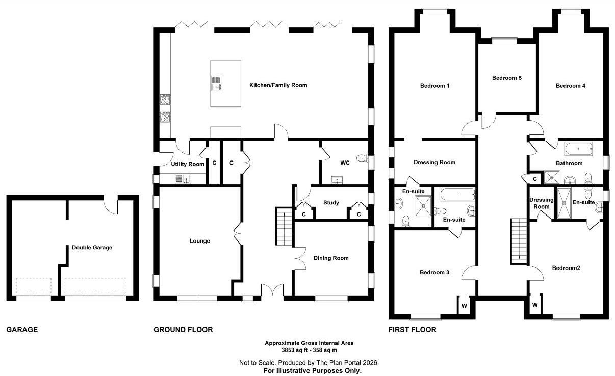 An Exceptional Forever Home Boasting 3,853sq ft Of Living Space In Wigmore floorplan